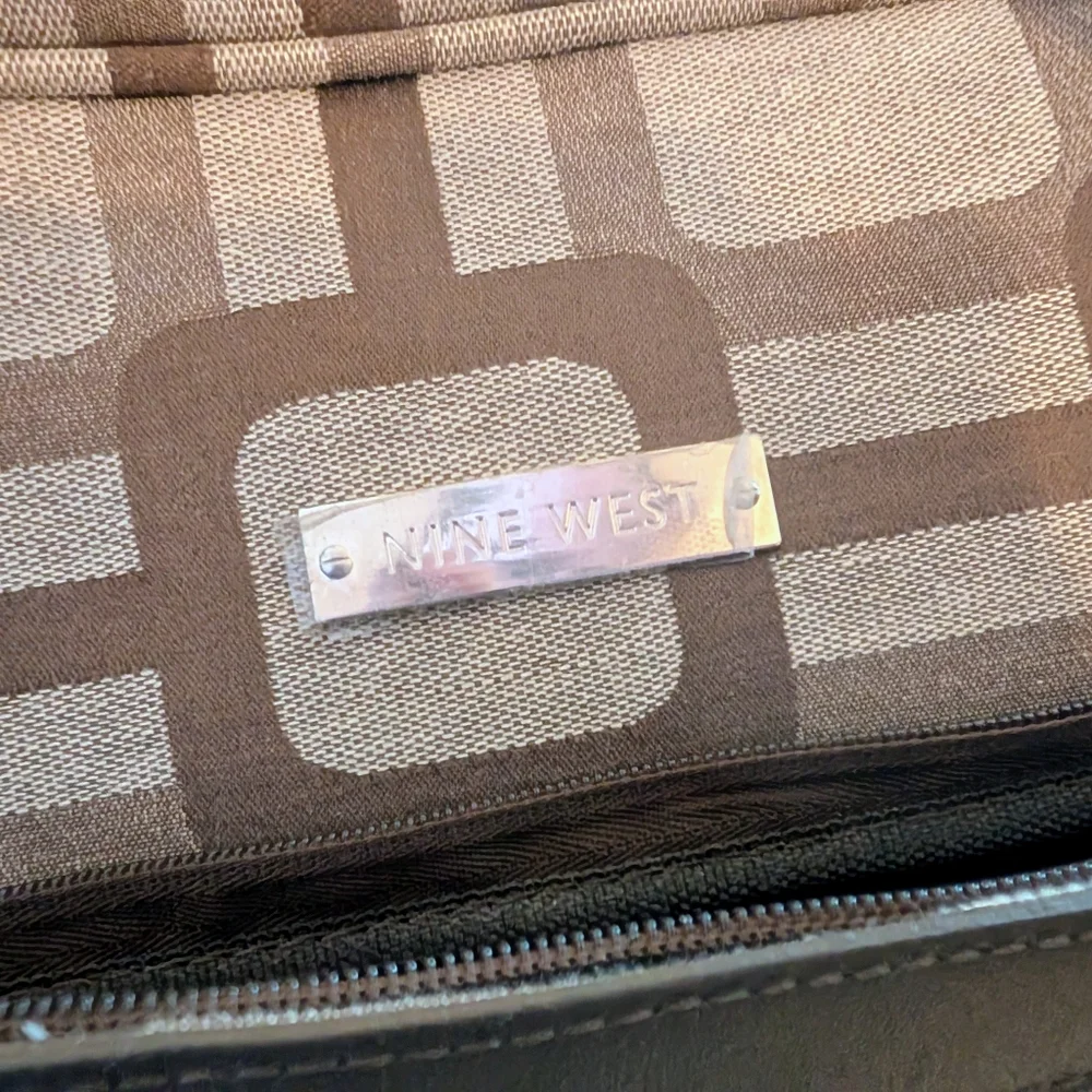 Nine West Neutral Patterned Weekender Rolling Bag - Picture 13 of 16